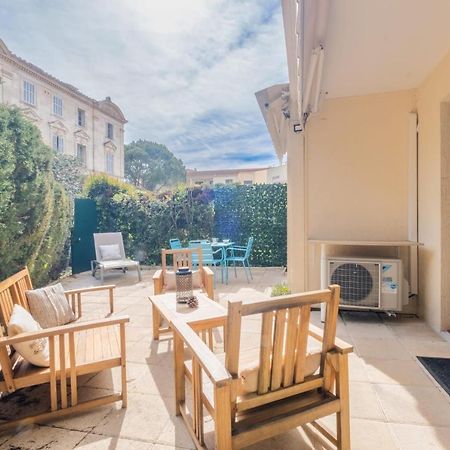 3P Garden-Level Apartment Residence With Pool Cannes Eksteriør billede