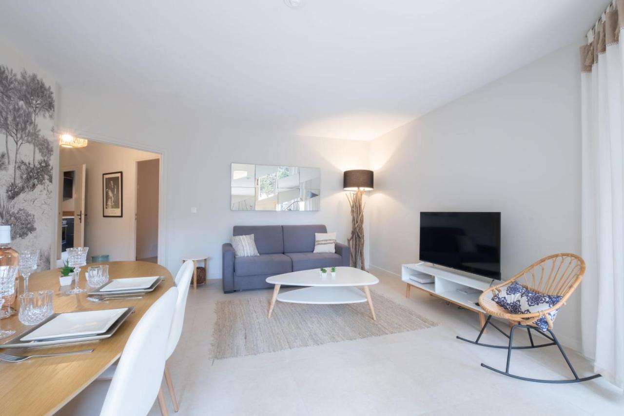 3P Garden-Level Apartment Residence With Pool Cannes Eksteriør billede