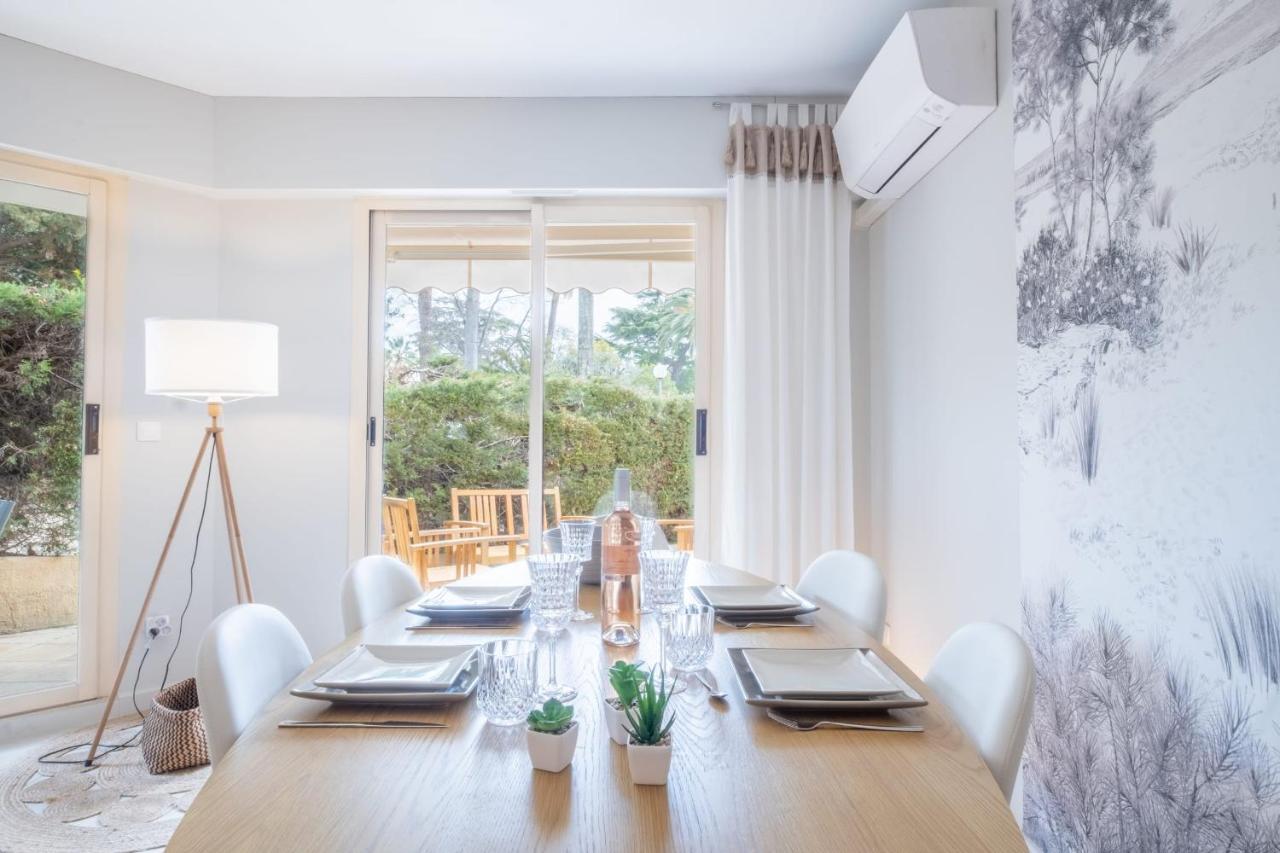 3P Garden-Level Apartment Residence With Pool Cannes Eksteriør billede