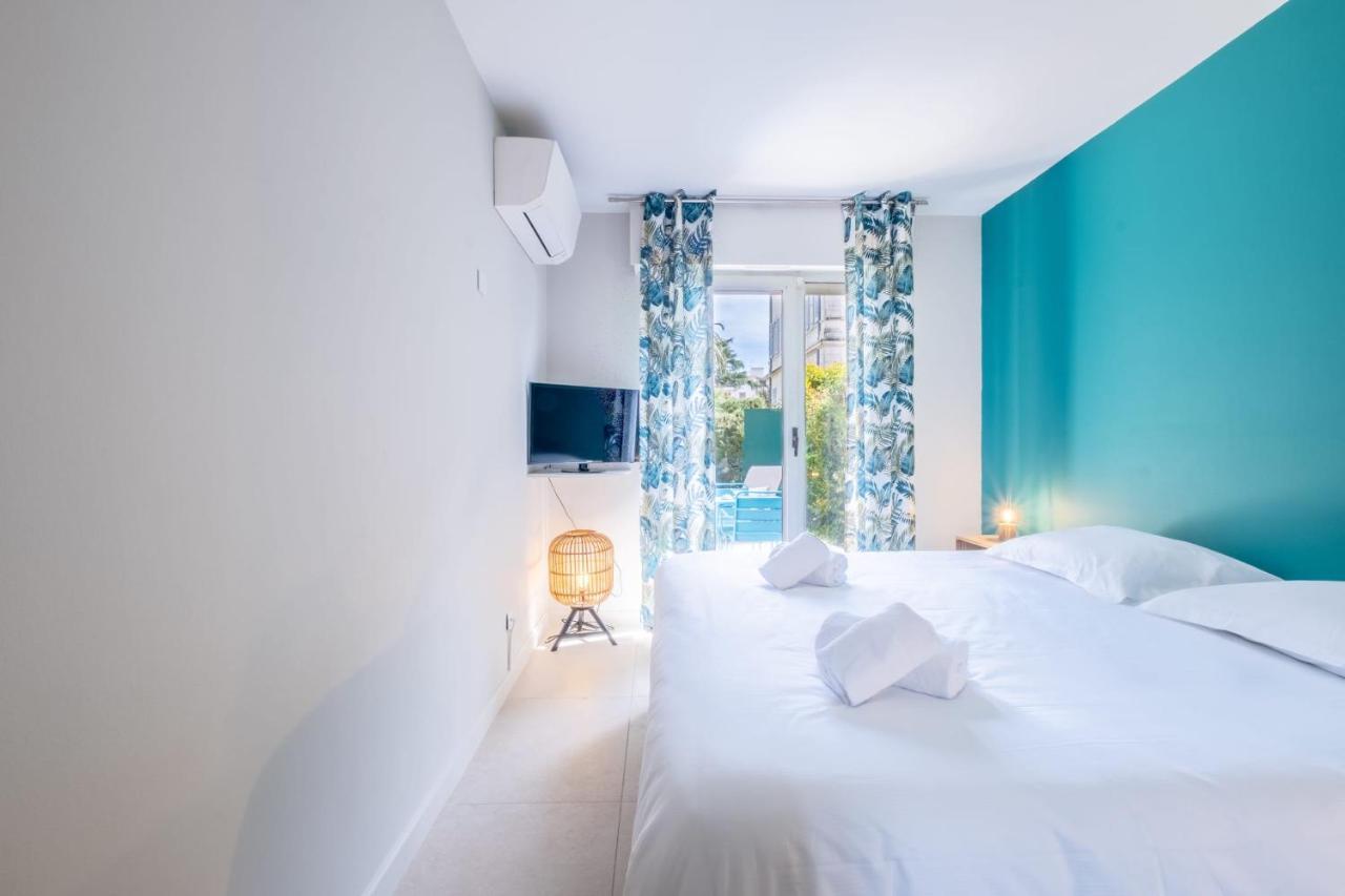 3P Garden-Level Apartment Residence With Pool Cannes Eksteriør billede